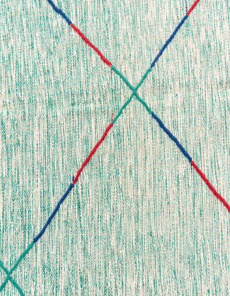 Detail image of  6' 6 x 9' 7  Hand Knotted Moroccan Wool Rug