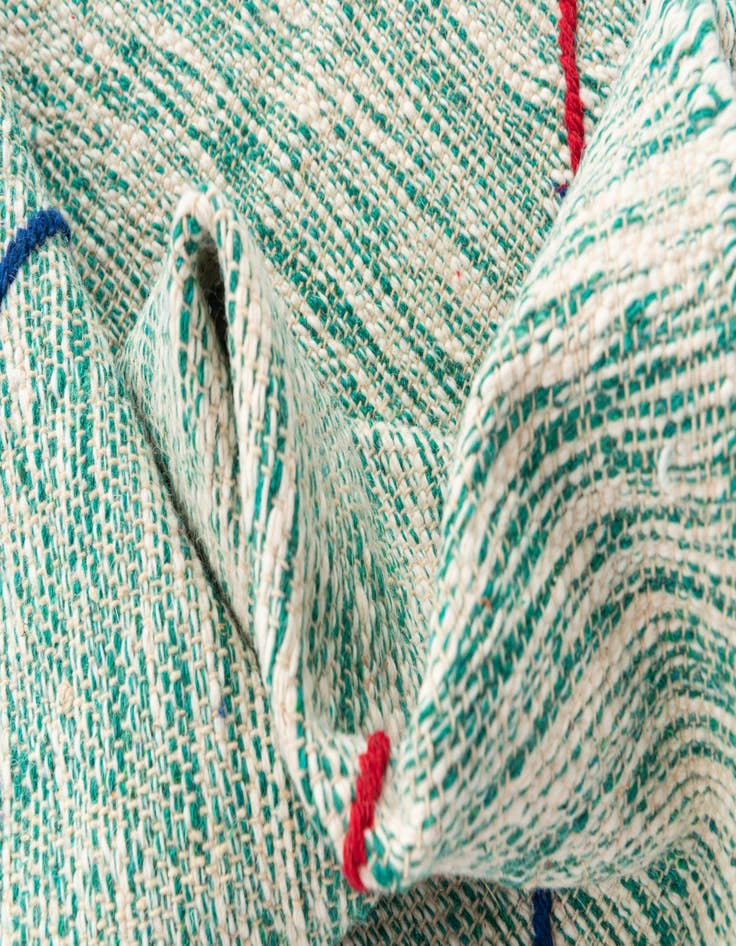 Detail image of  6' 6 x 9' 7  Hand Knotted Moroccan Wool Rug