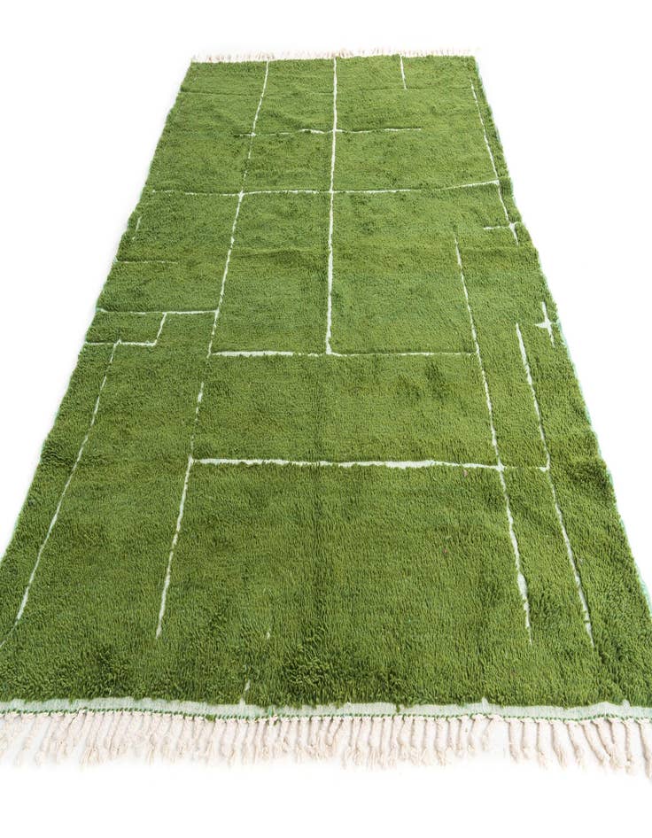 Detail image of  7' 2 x 9' 6  Hand Knotted Moroccan Wool Rug