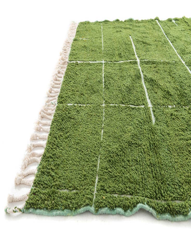 Detail image of  7' 2 x 9' 6  Hand Knotted Moroccan Wool Rug