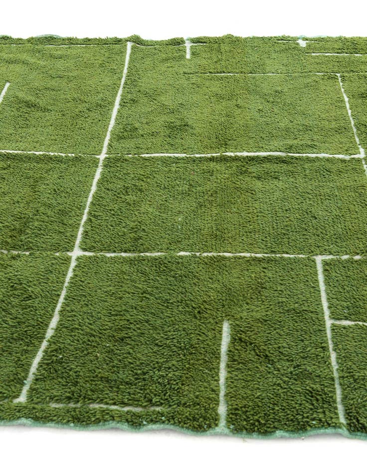 Detail image of  7' 2 x 9' 6  Hand Knotted Moroccan Wool Rug