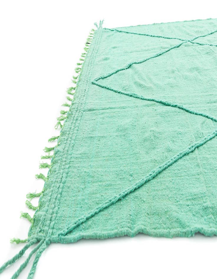 Detail image of  7' 7 x 10' 10  Hand Knotted Moroccan Wool Rug