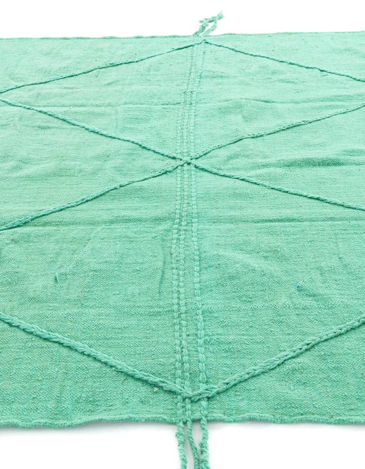 Detail image of  7' 7 x 10' 10  Hand Knotted Moroccan Wool Rug