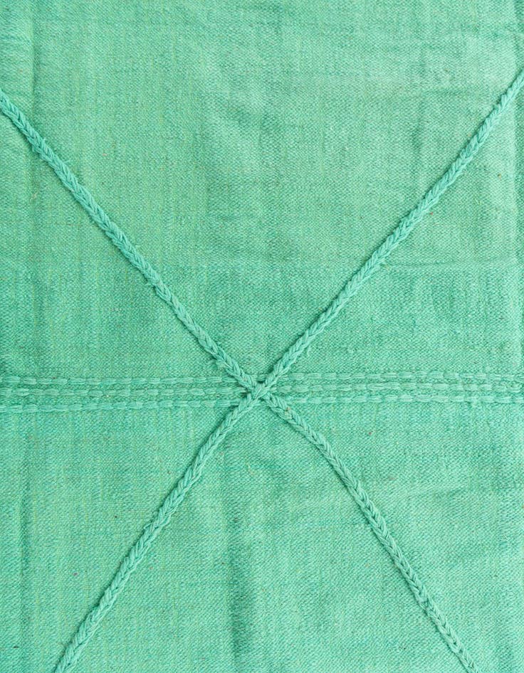 Detail image of  7' 7 x 10' 10  Hand Knotted Moroccan Wool Rug