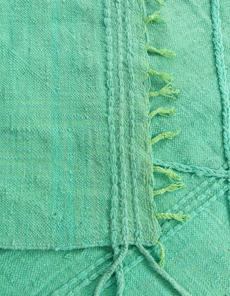 Detail image of  7' 7 x 10' 10  Hand Knotted Moroccan Wool Rug