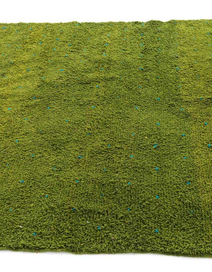 Detail image of  6' 7 x 9' 7  Hand Knotted Moroccan Wool Rug