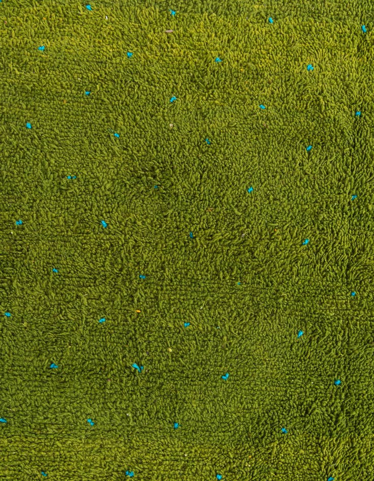 Detail image of  6' 7 x 9' 7  Hand Knotted Moroccan Wool Rug