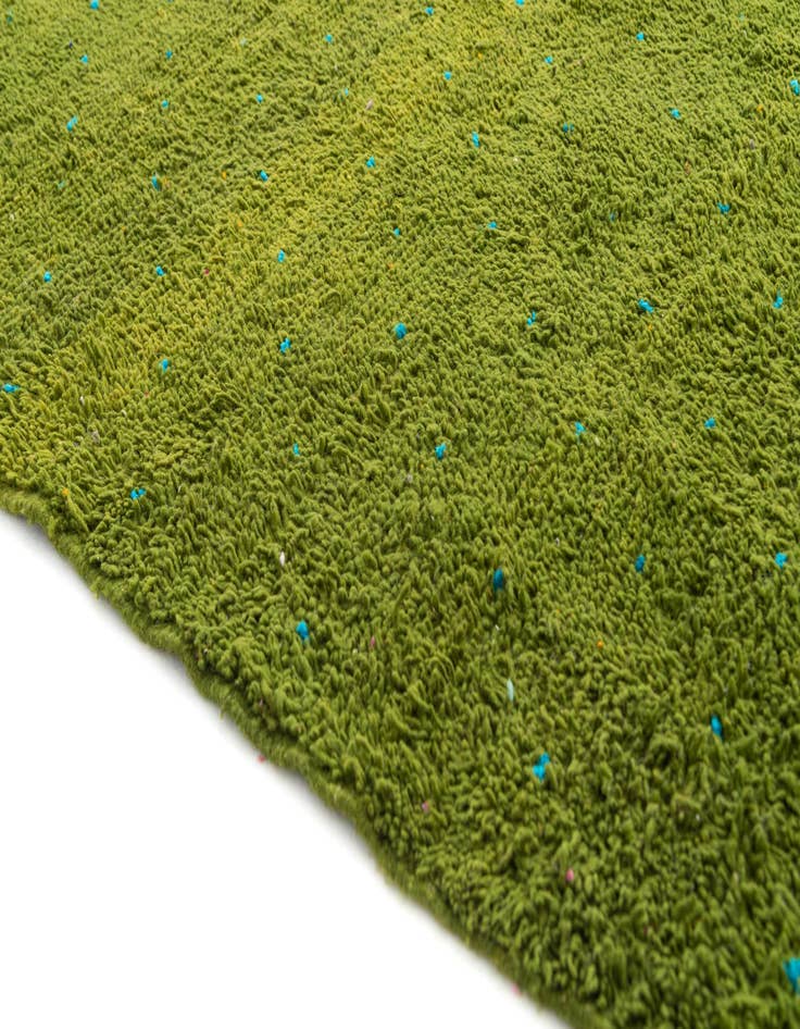 Detail image of  6' 7 x 9' 7  Hand Knotted Moroccan Wool Rug