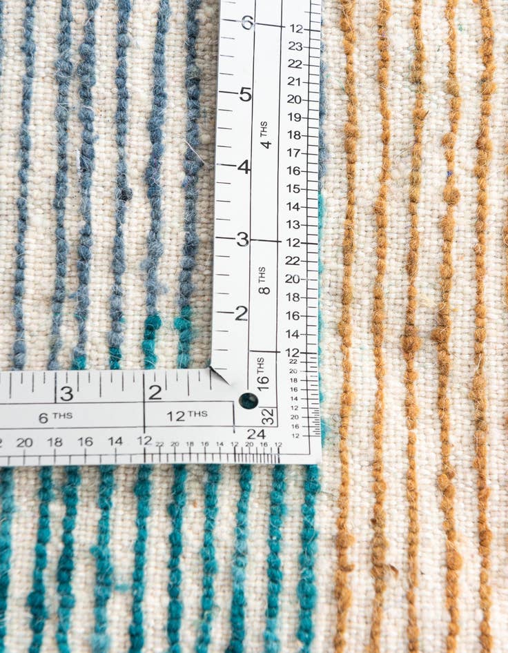 Detail image of  6' 9 x 9' 7  Hand Knotted Moroccan Wool Rug