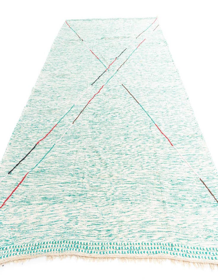 Detail image of  9' 2 x 13'  Hand Knotted Moroccan Wool Rug