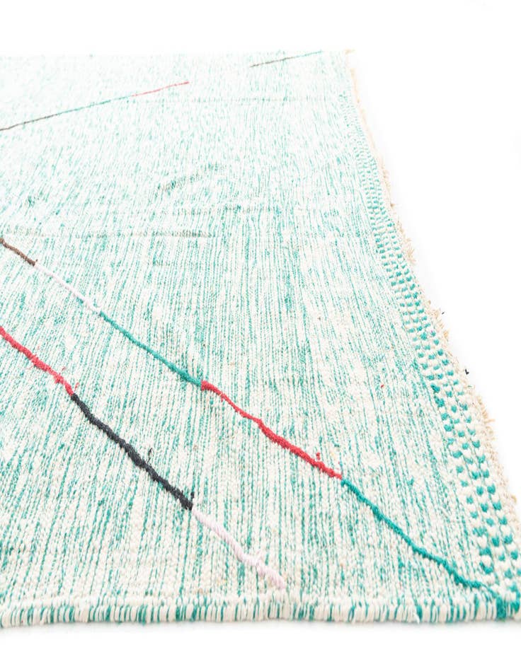 Detail image of  9' 2 x 13'  Hand Knotted Moroccan Wool Rug