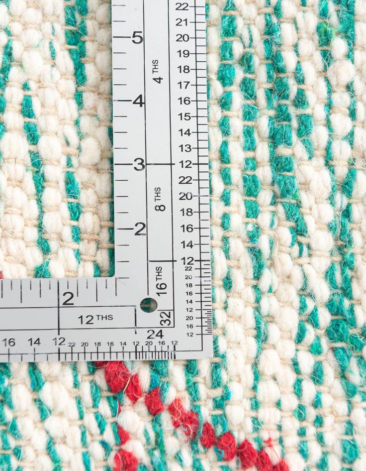 Detail image of  9' 2 x 13'  Hand Knotted Moroccan Wool Rug