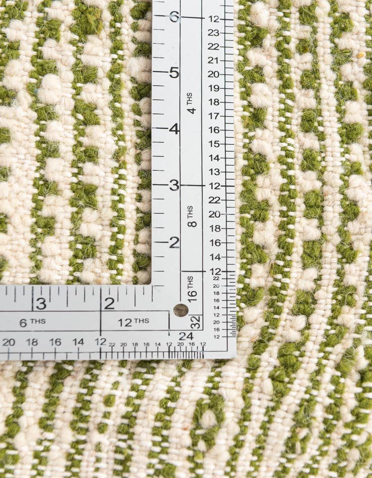 Detail image of  4' 3 x 6' 6  Hand Knotted Moroccan Wool Rug