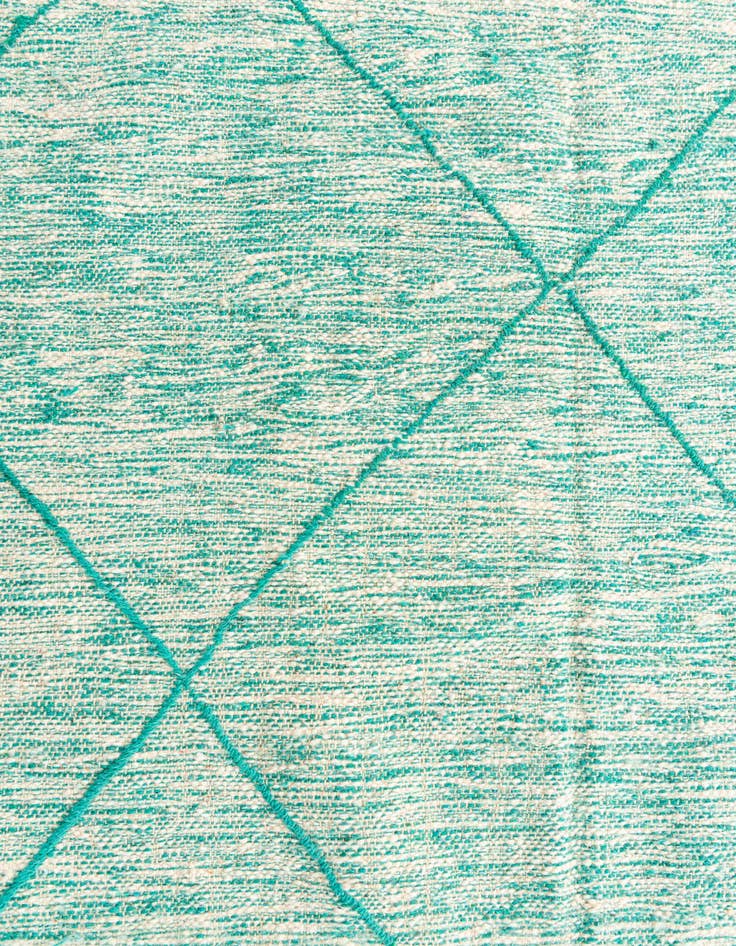 Detail image of  5' x 8'  Hand Knotted Moroccan Wool Rug