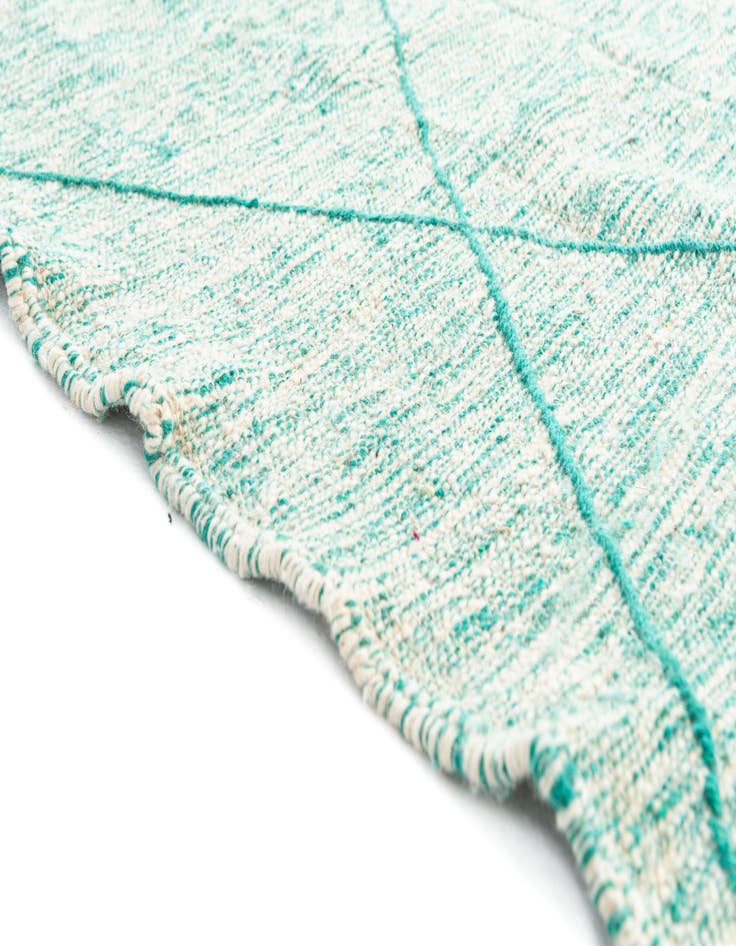 Detail image of  5' x 8'  Hand Knotted Moroccan Wool Rug