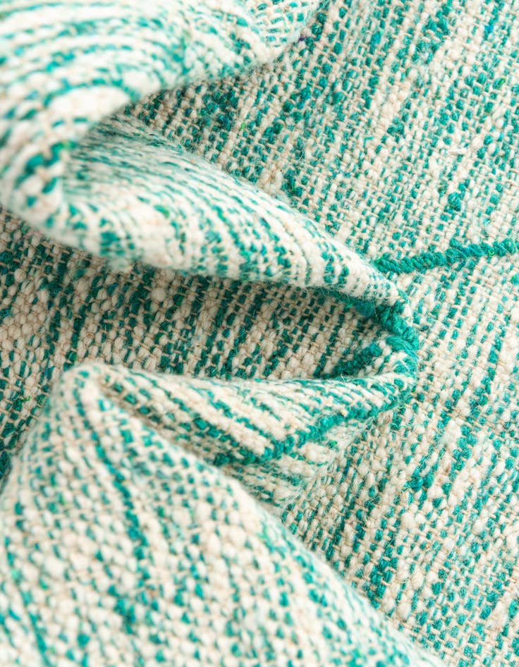 Detail image of  5' x 8'  Hand Knotted Moroccan Wool Rug