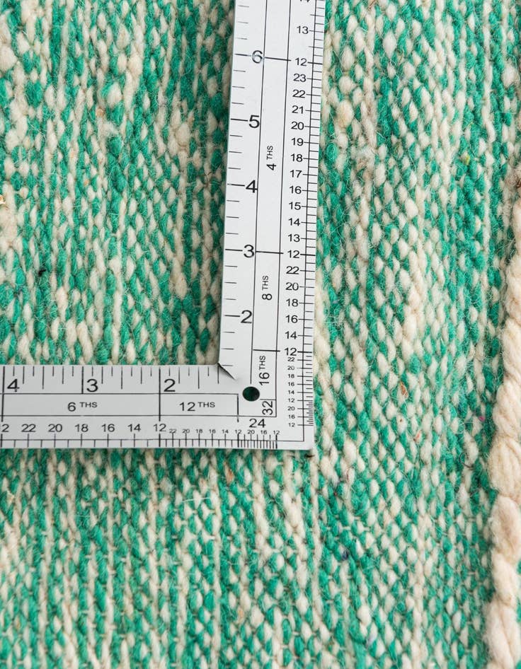 Detail image of  6' 8 x 10'  Hand Knotted Moroccan Wool Rug