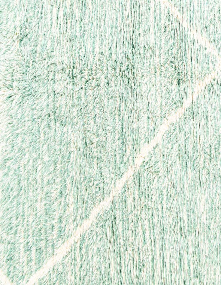 Detail image of  6' 9 x 9' 5  Hand Knotted Moroccan Wool Rug