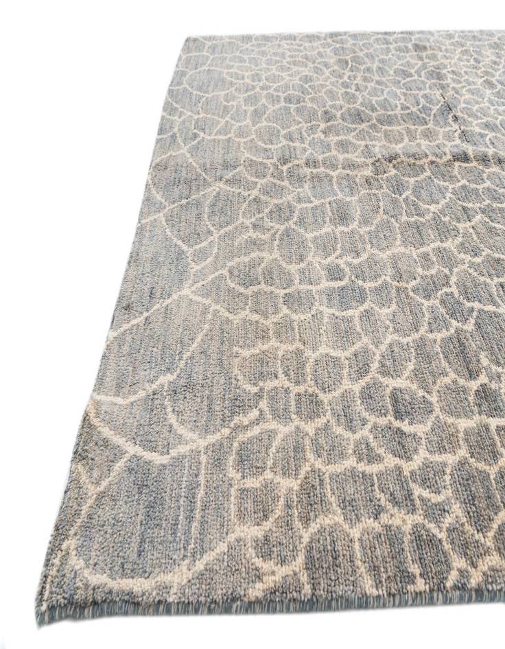 Detail image of  5' 5 x 7' 10  Hand Knotted Moroccan Wool Rug