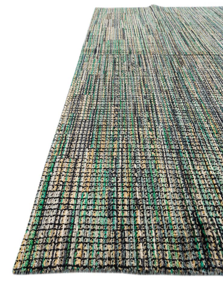 Detail image of  8' 1 x 9' 10  Hand Knotted Moroccan Wool Rug