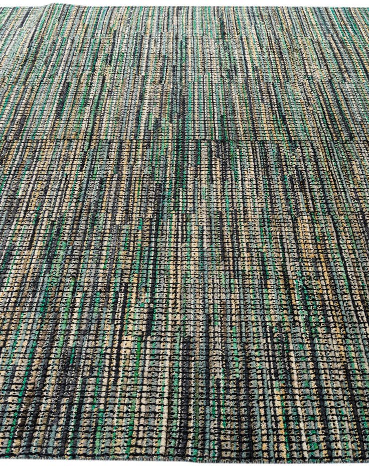 Detail image of  8' 1 x 9' 10  Hand Knotted Moroccan Wool Rug