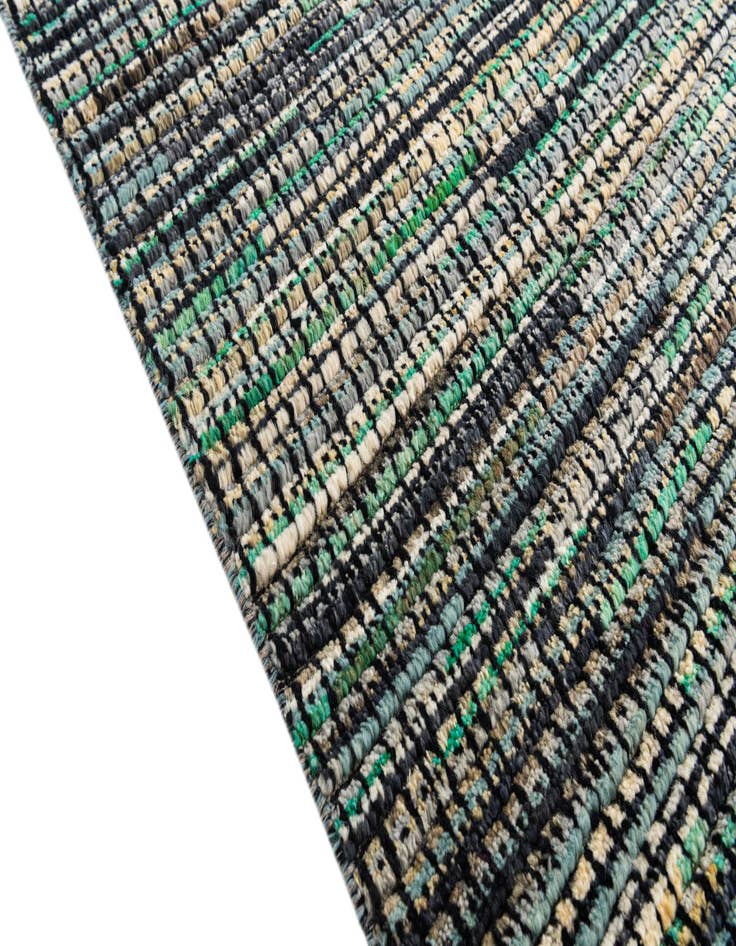 Detail image of  8' 1 x 9' 10  Hand Knotted Moroccan Wool Rug