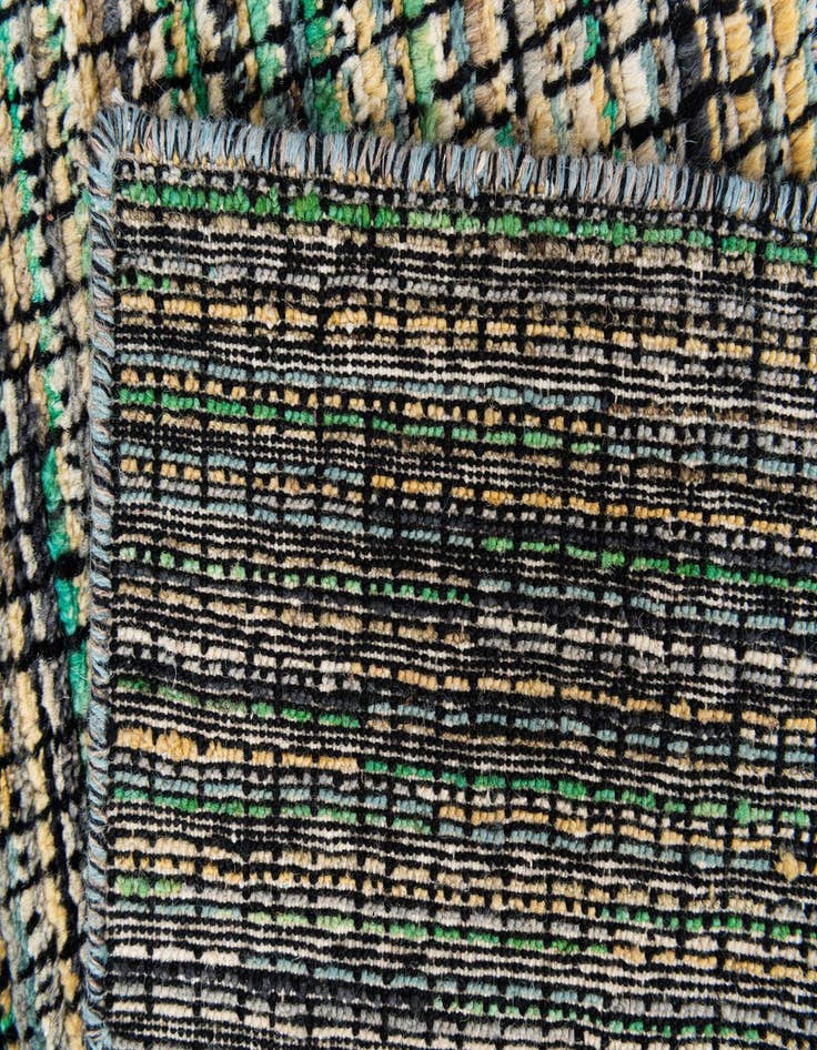 Detail image of  8' 1 x 9' 10  Hand Knotted Moroccan Wool Rug