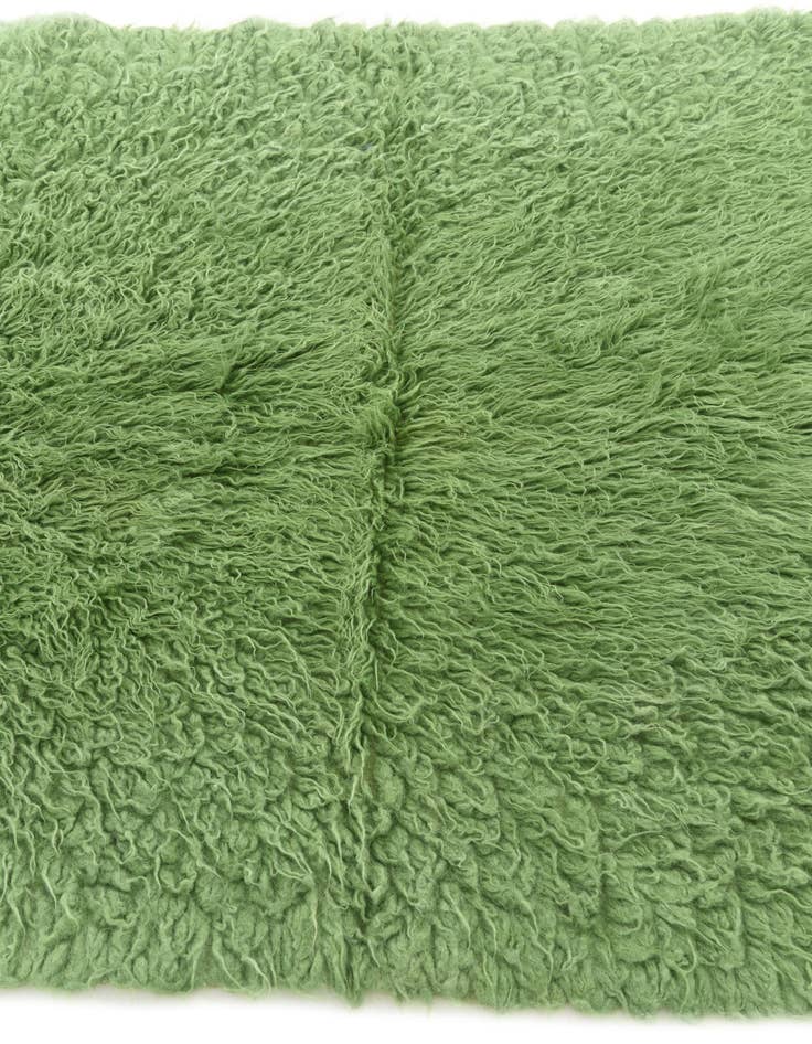 Detail image of  4' 4 x 6' 9  Hand Knotted Moroccan Wool Rug