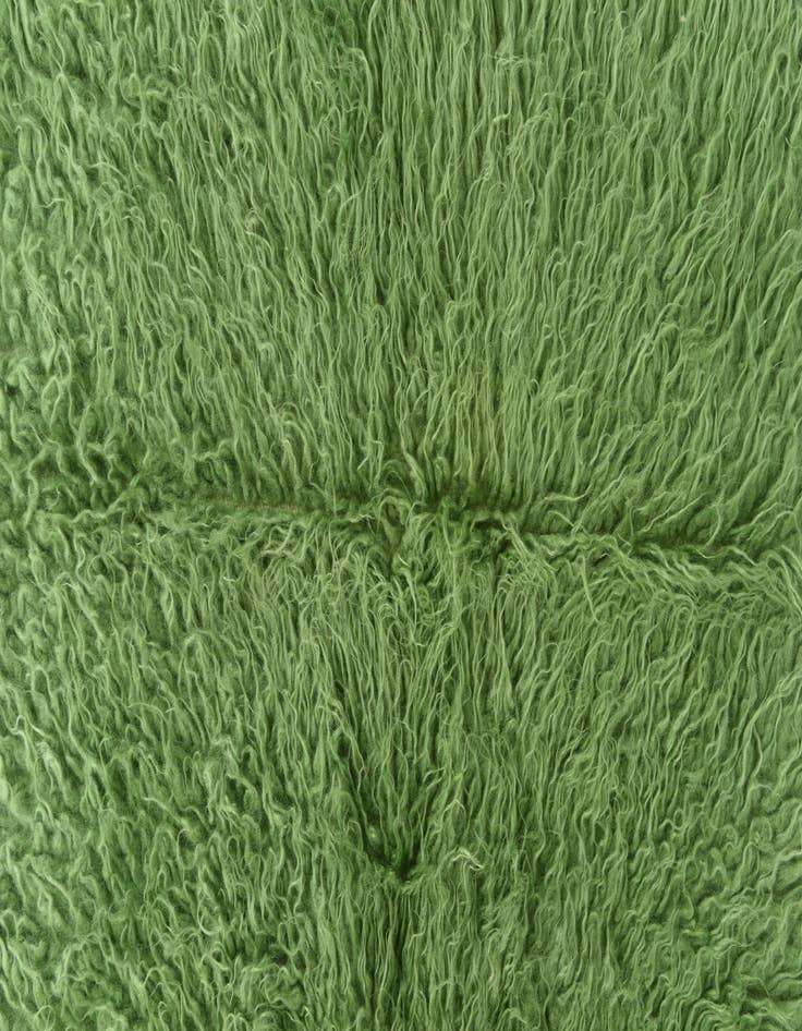 Detail image of  4' 4 x 6' 9  Hand Knotted Moroccan Wool Rug