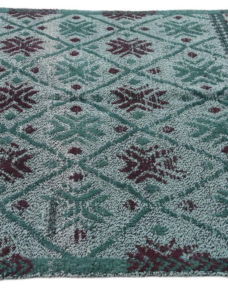 Detail image of  5' x 6' 9  Hand Knotted Moroccan Wool Rug
