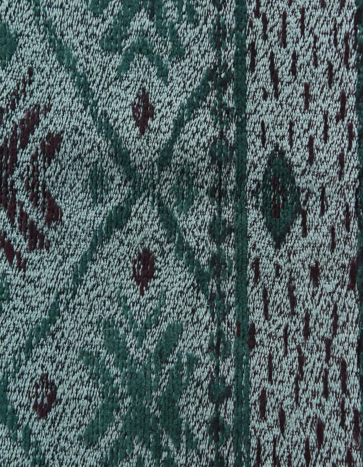 Detail image of  5' x 6' 9  Hand Knotted Moroccan Wool Rug