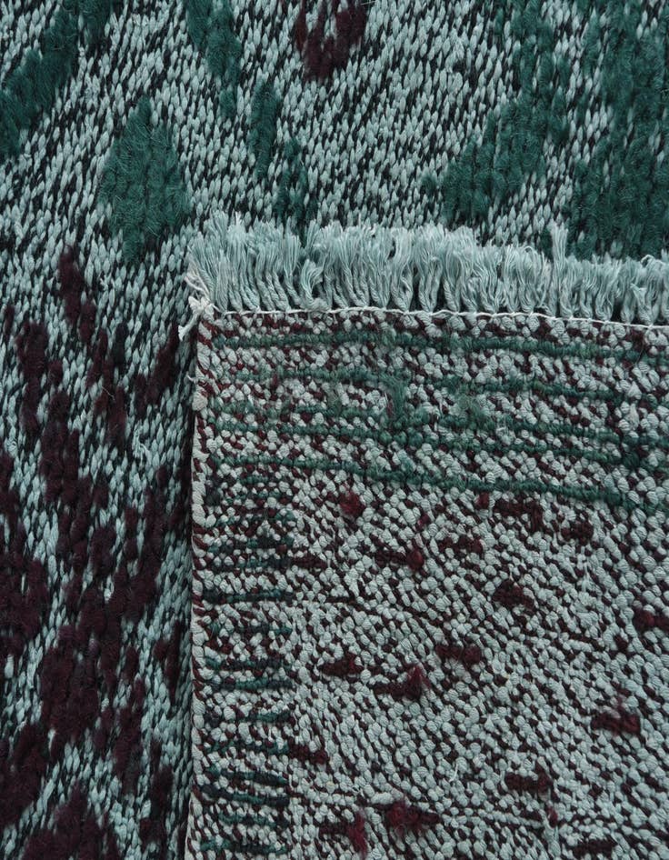 Detail image of  5' x 6' 9  Hand Knotted Moroccan Wool Rug