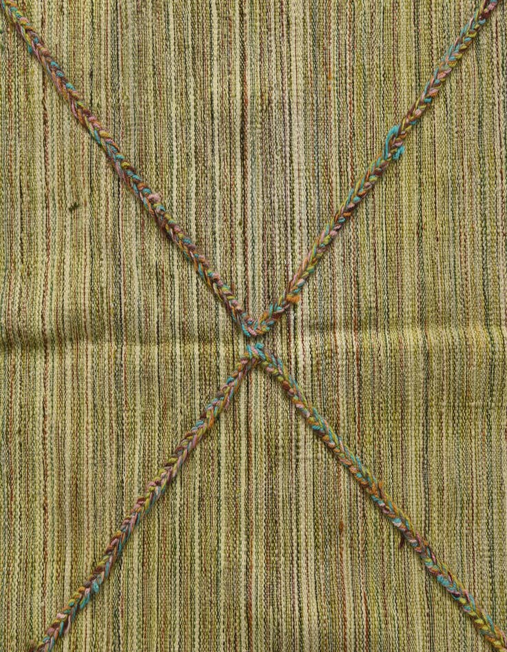 Detail image of  5' 3 x 7' 7  Hand Knotted Moroccan Wool Rug