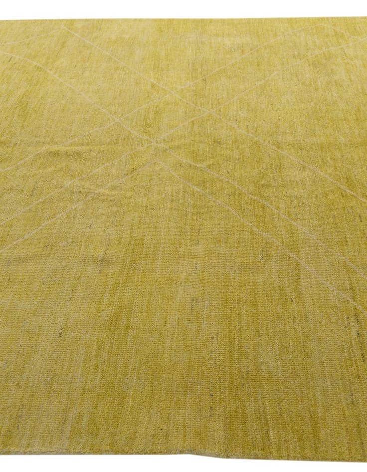 Detail image of  8' 1 x 9' 9  Hand Knotted Moroccan Wool Rug