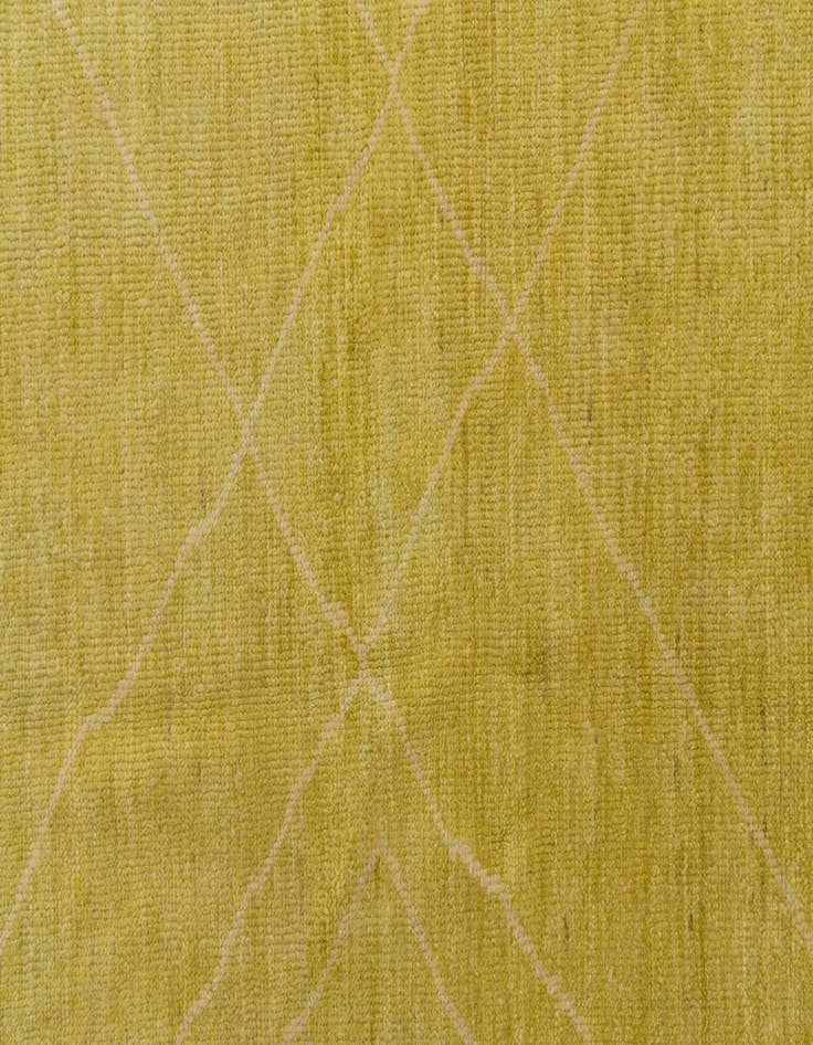 Detail image of  8' 1 x 9' 9  Hand Knotted Moroccan Wool Rug