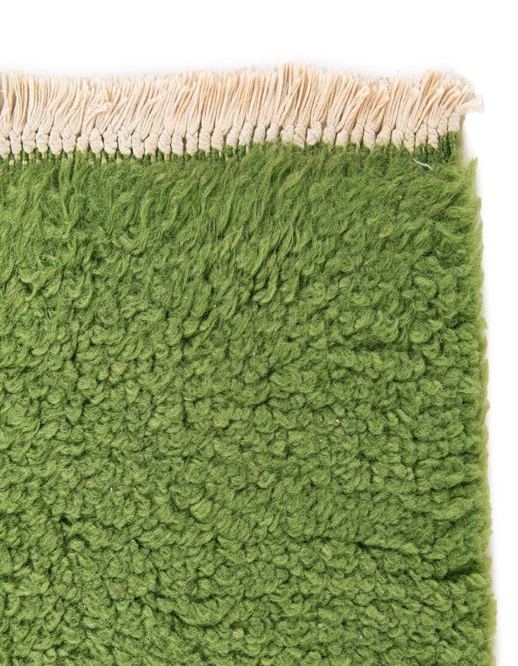 Detail image of  2' 5 x 4' 5  Hand Knotted Moroccan Wool Rug