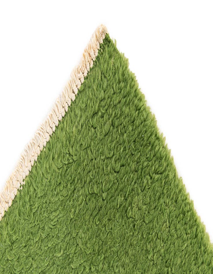 Detail image of  2' 5 x 4' 5  Hand Knotted Moroccan Wool Rug