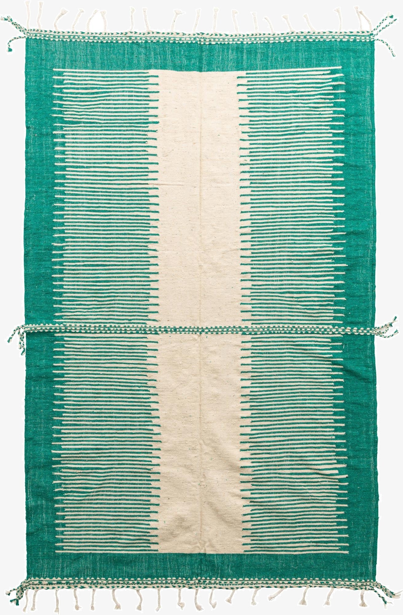  7' 3 x 11'  Hand Knotted Moroccan Wool Rug