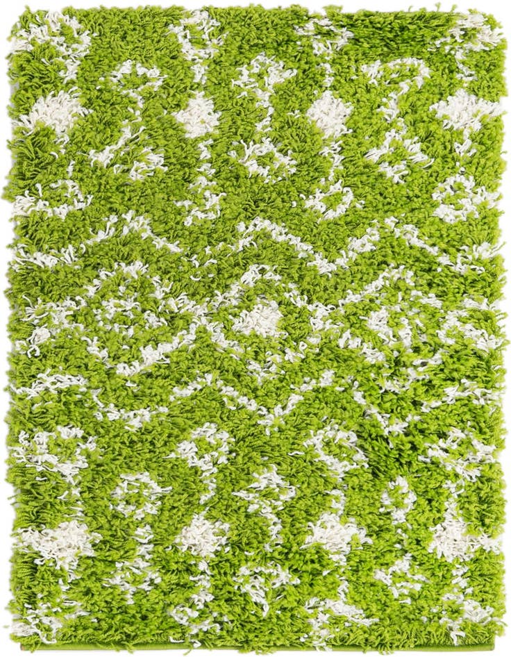 Detail image of  2' x 3' Moroccan Trellis Shag Rug