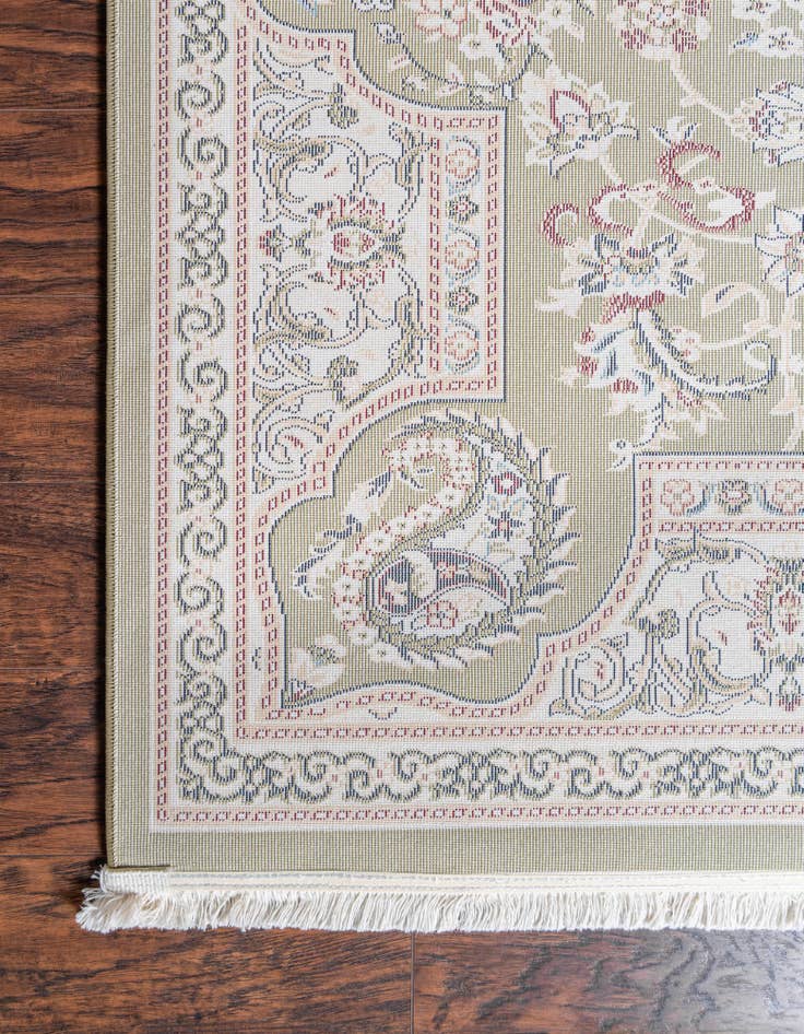 Detail image of  5' x 8' Nain Design Rug