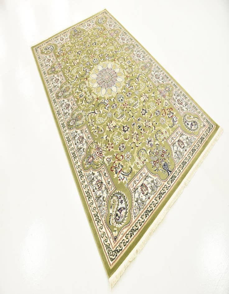 Detail image of  5' x 8' Nain Design Rug