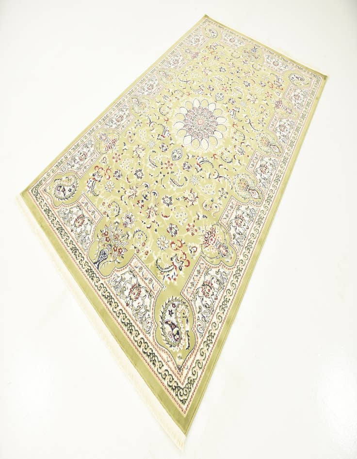 Detail image of  5' x 8' Nain Design Rug