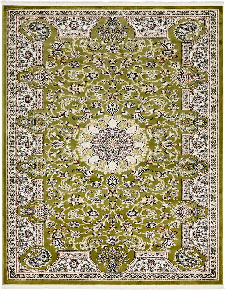 Detail image of  5' x 8' Nain Design Rug