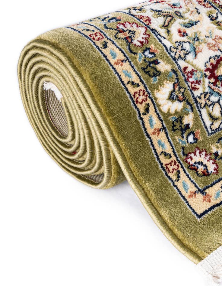 Detail image of  5' x 8' Nain Design Rug