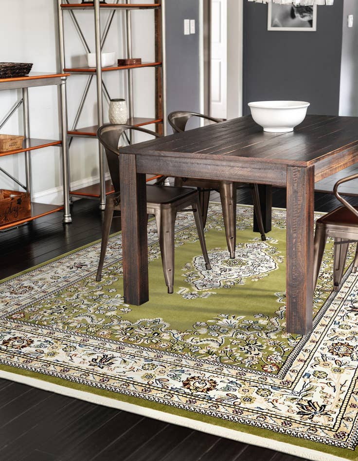 Detail image of  10' x 13' Nain Design Rug