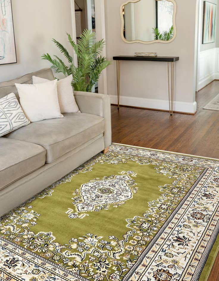 Detail image of  10' x 13' Nain Design Rug