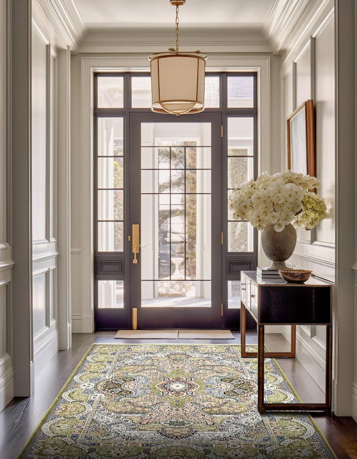 Detail image of 10' x 13' Nain Design Rug