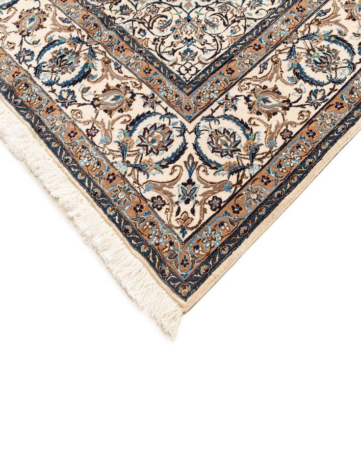 Detail image of  6' 7 x 9' 10  Hand Knotted Nain Rug