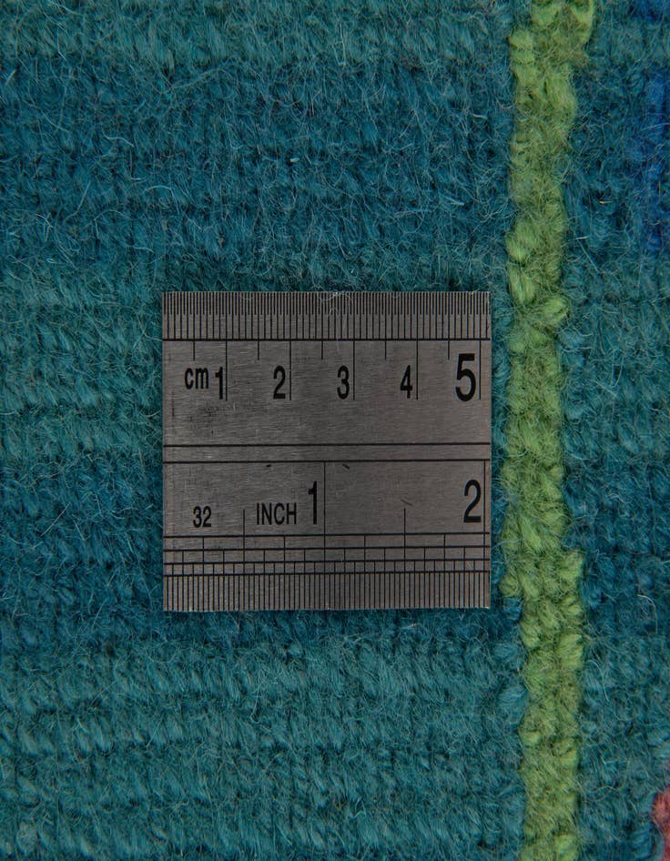 Detail image of  5' 9 x 7' 10  Hand Knotted Nepal Wool Rug