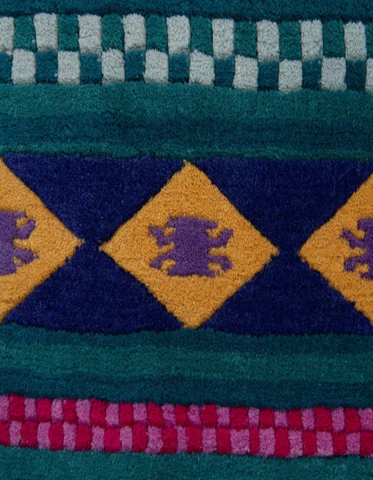 Detail image of  5' 9 x 7' 10  Hand Knotted Nepal Wool Rug